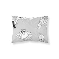   Párnahuzat Looney Tunes Fehér Fekete Többszínű 175 Szálak 50x80cm 50 x 80 cm 100% Pamut MOST 9181 HELYETT 5498 Ft-ért!