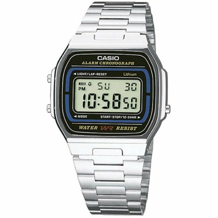 Unisex karóra Casio A164WA-1VES Fekete MOST 33513 HELYETT 23108 Ft-ért!