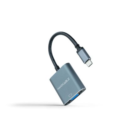 USB–VGA Adapter NANOCABLE 10.16.4101-G (1 egység) MOST 15136 HELYETT 9061 Ft-ért!