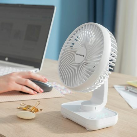 Újratölthető asztali ventilátor Fanrec InnovaGoods Ø5,4'' 3600 mAh / 13,3 W MOST 38664 HELYETT 10244 Ft-ért!