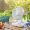 Újratölthető asztali ventilátor Fanrec InnovaGoods Ø5,4'' 3600 mAh / 13,3 W MOST 38664 HELYETT 10244 Ft-ért!