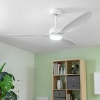   Mennyezeti ventilátor LED fénnyel és 3 ABS lapátokkal Flaled InnovaGoods Fehér 36 W 52 Ø132 cm MOST 154678 HELYETT 54203 Ft-ért!"